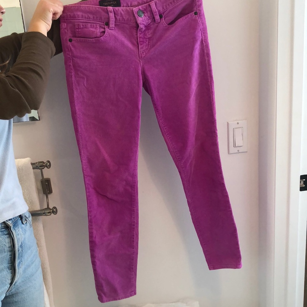 Pink/purple j crew toothpick